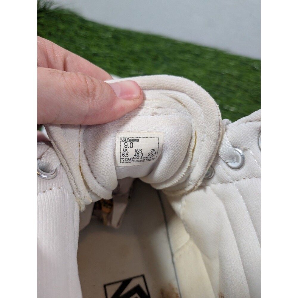 Vans Sk8-Hi Shoes Womens Size 9 White Skate High Top Sneakers Canvas Athletic - Picture 15 of 16